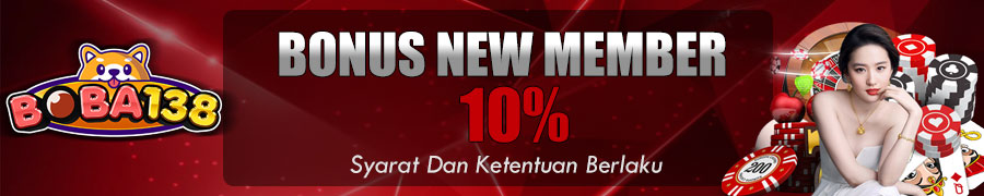 BONUS NEW MEMBER 10%